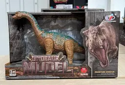 Фігурка динозавра Брахіозавр, що рухається, коричнево-синій, Dino Toys - мініатюра 2