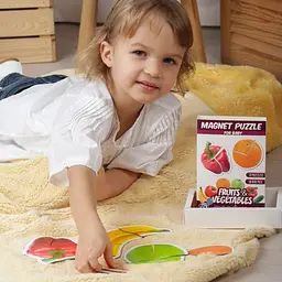Набір магнітів Magdum Baby puzzle "Фрукти і овочі" ML4031-25 EN - мініатюра 5