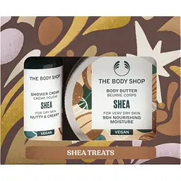 Уцінка. Подарунковий дует The Body Shop Ши: крем-гель для душу 60 мл + масло для тіла 50 мл