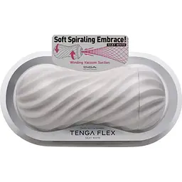 Мастурбатор Tenga Flex Silky White (SO1645) [149515] - мініатюра 3