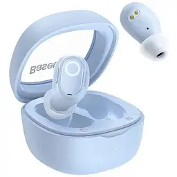 Бездротові навушники Baseus Bowie wm02 TWS GPS в кейсі блакитні NGTW370203 - мініатюра 2