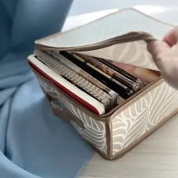 Короб складаний Handy Home Nature на блискавці 30x28x15 см бежевий (ESH22M) - мініатюра 8