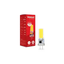 Лампочка Vestum LED COB G4 3,5W 4500K 220V (1-VS-8102) - мініатюра 2