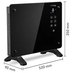 Тепловентилятор керамічний Trotec TFC 220 E 2200W Black (1410000690) - мініатюра 5