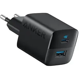Мережевий зарядний пристрій Anker PowerPort 323 - 33W Dual-Port USB-C Black (6908150)