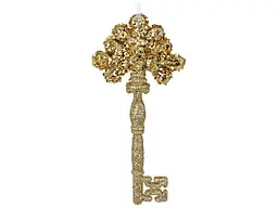 Ялинкова прикраса Ключ BDI-788-981 15,5 см Золотий shop (2000999317095) - мініатюра 1