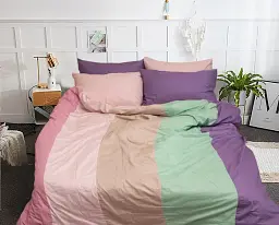 Комплект постільної білизни Tag Tekstil Color mix CM-14