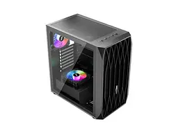 Корпус 1stPlayer AY7-BK-4F1 Black - мініатюра 6