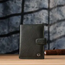 Оригінальна обкладинка на документи унісекс із натуральної шкіри ST Leather 23119 зелена - мініатюра 9