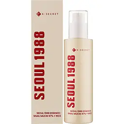 Есенція для обличчя K-Secret Seoul 1988 Essence Snail Mucin 97% + Rice заспокійлива з фільтратом слизу равлика та рисом 100 мл - мініатюра 2