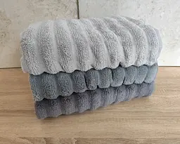 Набір турецьких махрових рушників Cestepe MicroCotton Premium 3 штуки 70x140 Ezgi 9 щільність 600 г/м2 - мініатюра 6