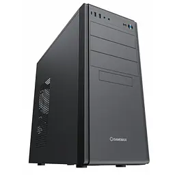 Корпус GameMax MT816-2U3-TYC Black, без БЖ, Mid Tower, ATX / Micro ATX / Mini ITX, 2xUSB 3.0, Type-C, 420x185x464 мм, 0.6 мм - мініатюра 2