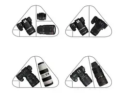 Сумка-рюкзак Caden K1 для дзеркальних фотоапаратів Nikon Canon Sony Pentax Black - мініатюра 8