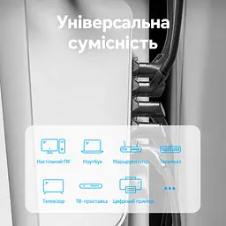 Патч-корд Ethernet Vention довжина 0,5 м LAN-кабель Cat8 STP 40 Гбіт/с роз’єми RJ45 8P8C поворотні кутові штекери з поворотом на 360° тонкий із зовнішнім діаметром 3,8 мм смуга пропускання 2000 МГц чорний (IKLBD) - мініатюра 11