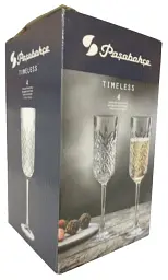  Набір келихів для ігристого вина Pasabahce Diamond Timeless 175 мл 4 шт. (440356-4) - мініатюра 2