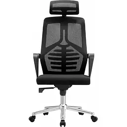 Офісне крісло GT Racer B-717A Black [125631] - мініатюра 2