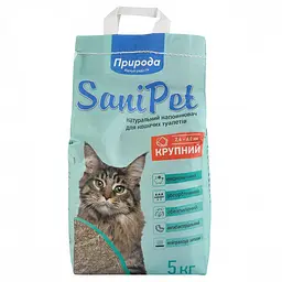 Наповнювач Природа Sani Pet бентонітовий велика гранула 5 кг - мініатюра 3
