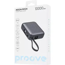 Портативний акумулятор Proove Moon Rock 22.5W 10000mAh gray (PBM122012105) - мініатюра 3