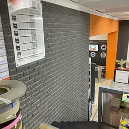 Самоклеюча декоративна 3D панель 3D Loft під цеглу срібло 700x770x7мм - мініатюра 3