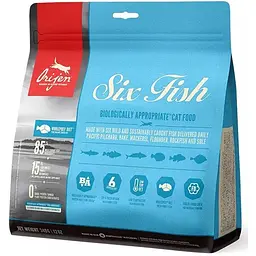 Сухий корм для кішок Orijen 6 Fish Cat&kitten 340 г (0064992281342)