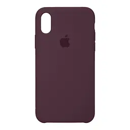 Чехол-накладка силиконовый противоударный для Apple iPhone X/XS, панель с защитой всего корпуса, софт-тач, plum, ArmorStandart (ARM67858)