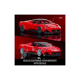 Конструктор Mattel Brick Shop Hot Wheels Speed Maserati 250 деталей (JFR90) - мініатюра 2