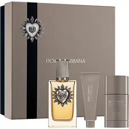 Набір Dolce & Gabbana Devotion Pour Homme 100 мл парфумована вода, 50 мл гель для душу, 75 мл дезодорант
