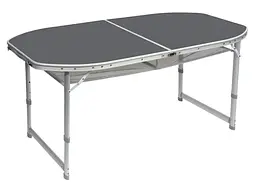 Стіл Bo-Camp Case Model Oval 150x80 cm Grey (1404399) (DAS303275)