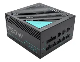 Блок живлення Azza 750 Вт Black, модульний, 80+ Gold, 12 см, 3xMolex / 6xSATA / 4x6+2-pin / 1x20+4-pin / 2x4+4-pin, захист UVP/OVP/OPP/OCP/SCP (PSAZ-750G) - мініатюра 2