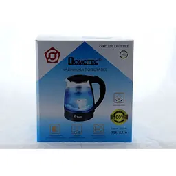 Електро чайник Domotec MS-8210 2200 W 2L скло з підсвіткою - мініатюра 7