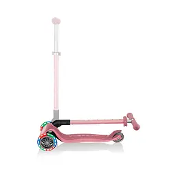 Самокат Globber Primo foldable plus lights, колеса з підсвічуванням, пастельно-рожевий (439-210) - мініатюра 7