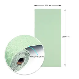 Самоклеючі шпалери Sticker Wall SW-00001159 Світло-зелено білі 500х2800х2.5 мм - мініатюра 3