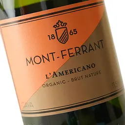 Вино ігристе Mont-Ferrant L'Americano Organic Cava Brut Nature, біле, брют натюр, 0,75 л - мініатюра 8