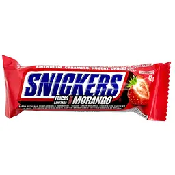 Шоколадний батончик Snickers Morango полуниця 42 г