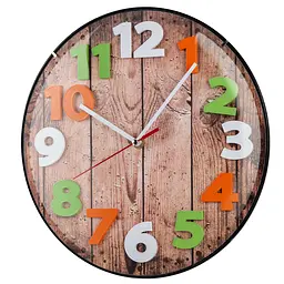 Годинник настінний Technoline WT7435 Wood Brown (WT7435), Коричневий - мініатюра 2