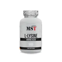 Амінокислота L-Lysine, 120 капсул MST vit0004076 - мініатюра 1