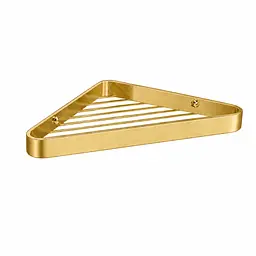 Кутова полиця VBI Quadro 30x19,3 см brushed gold VBI-049602BG