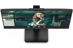 TFT 27" AOC Q27P3QW, QHD, IPS, 75Hz, 2xHDMI, DP, USB-hub, webcam, HAS, Pivot, колонки, чорний - мініатюра 9