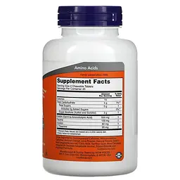 GABA 250 mg 90 жувальних таблеток NOW vit0006677 - мініатюра 2