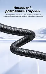 Мережевий патч-корд Vention 3 м Ethernet Cat6A UTP RJ45 штекер на RJ45 штекер до 10 Гбіт/с з нековзною текстурованою оболонкою чорний (ISCBI) - мініатюра 3