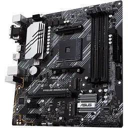 Материнська плата Asus Prime AM4 (B550) B550M-A, B550, 4xDDR4, Int.Video(CPU), 4xSATA3, 2xM.2, 1xPCI-E 16x 4.0, 2xPCI-E 1x 3.0, ALC887 8xUSB3.2/4xUSB2.0, VGA/DVI-D/HDMI, MicroATX - мініатюра 4