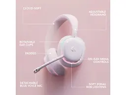 Навушники з мікрофоном Logitech G735 Off White (981-001083) - мініатюра 5