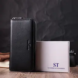 Шкіряний гаманець ST Leather 20х10х2 см acs0028485 - мініатюра 7