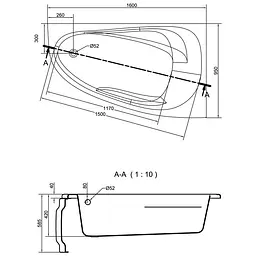 Панель для ванни Cersanit Joanna New 160x42 - мініатюра 2