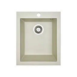 Кухонна мийка Adamant BOARD ivory 410x495x190 мм, без крила 41 см