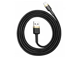 Кабель BASEUS Cafule Cable USB For Lightning 1.5A 2m Gold+Black (CALKLF-CV1)