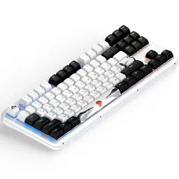 Клавіатура Dark Project 87 Fuji V2, White/Black, USB, механічна (перемикачі Linear g3ms Sapphire), RGB підсвічування, 87 кнопок, кабель 1.8 м, UA/EN (DPKB_FUJI_87_ANSI) - мініатюра 4