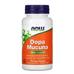 Інші екстракти Dopa Mucuna 90 капсул NOW vit0005839