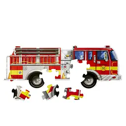 Мега-пазл Melissa&Doug Велика пожежна машина, 24 елементи (MD10436) - мініатюра 2