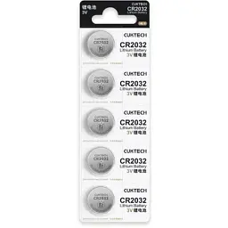 Батарейка CR 2032 coin cell battery x 5 CUKTECH (CKCR2032CNWT)